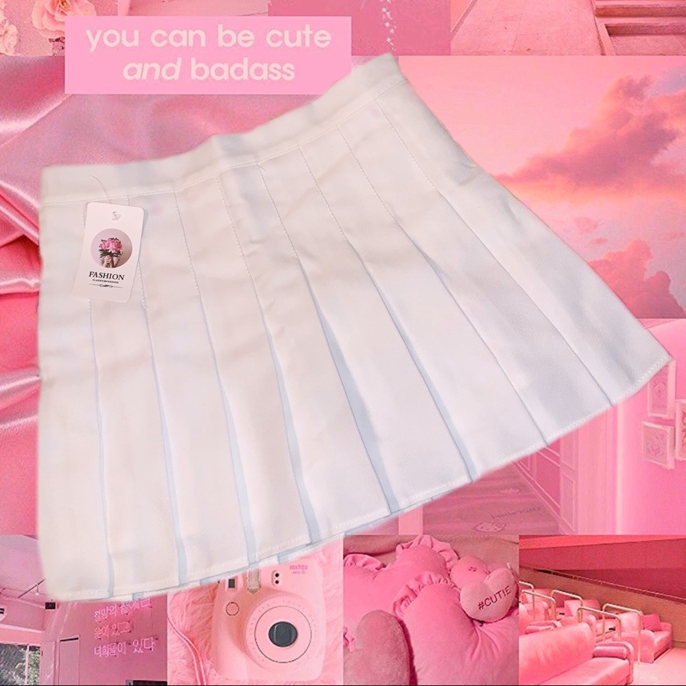 Trendy Pleated Skort